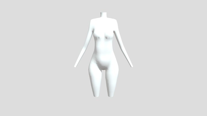 Anime_Female_Body 3D Model
