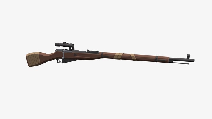Low Poly Mosin Sniper