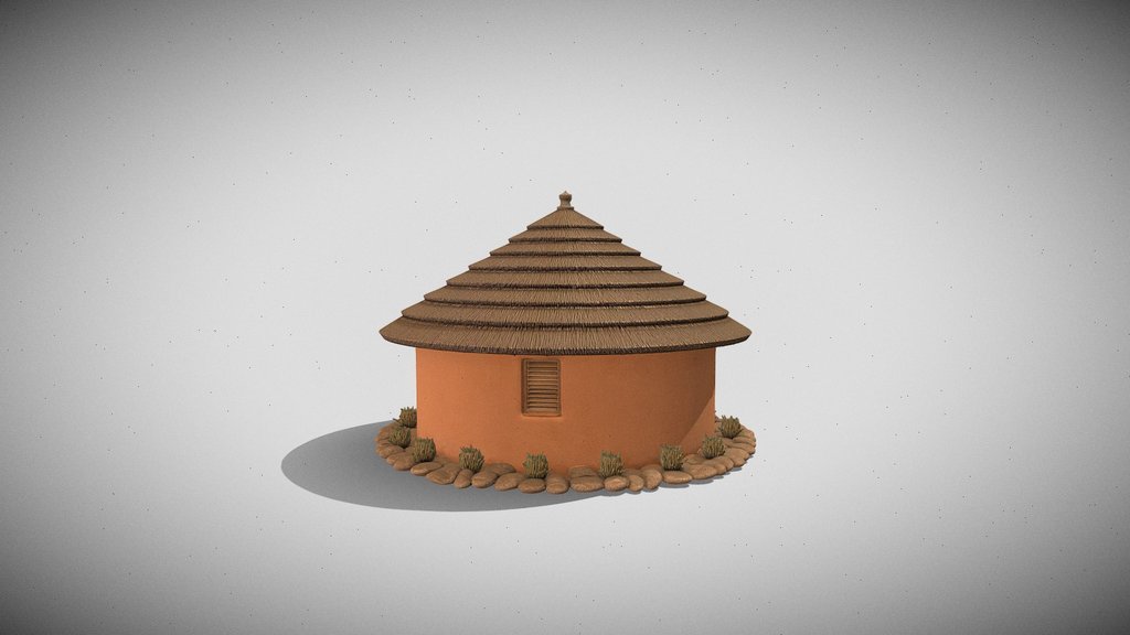 Stylized African Round Hut