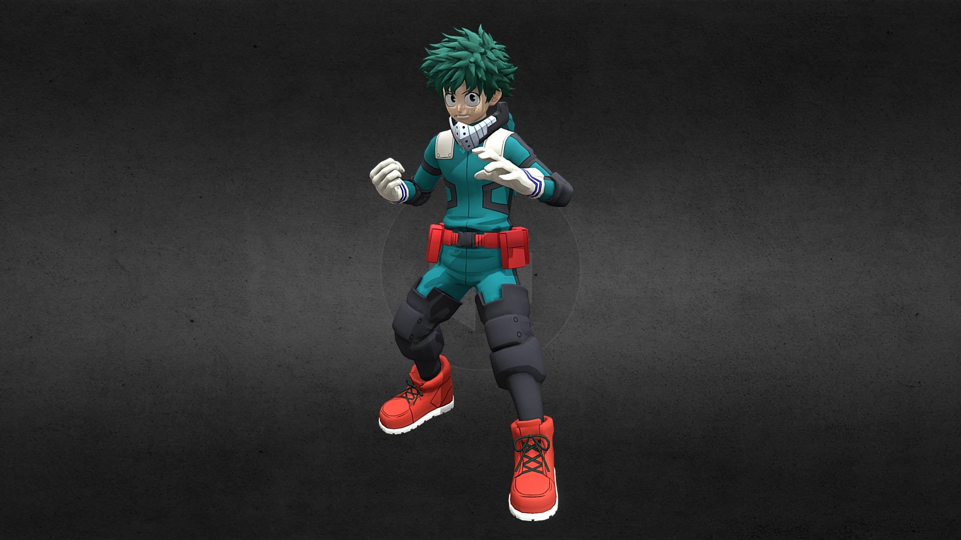 Izuku Midoriya - Deku - 3D model by MG64 (@mariogamer64) [5472f74 ...