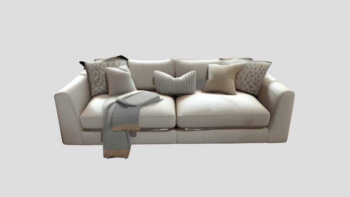 Luxury Sofa 3D ready to use 3D Model
