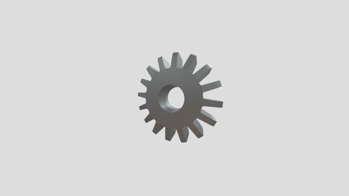 Spur Gear 3D Model
