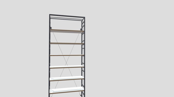 ADUS Buchmacherregal 3D Model