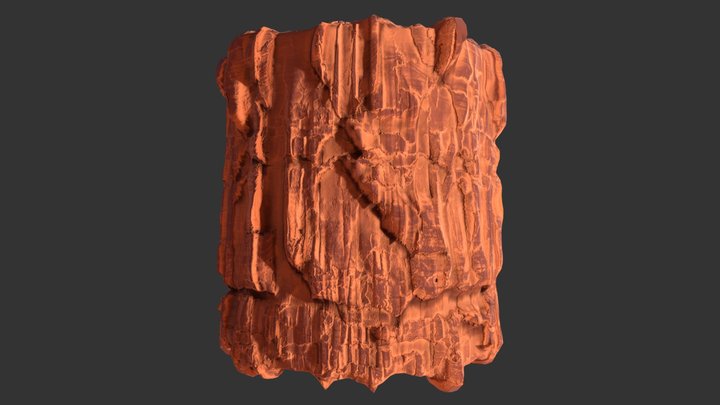Desert Cliff Substance 3D Model