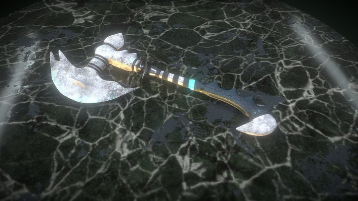 Orc rock axe 3D Model