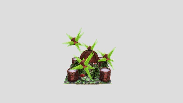 Small Fantasy Spawn 3D Model
