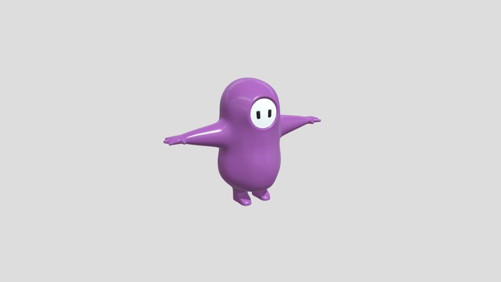 Fall Guys 3D Model