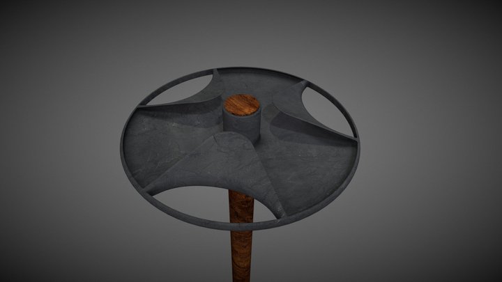 Tri-lobed Disk of Sabu 3D 3D Model