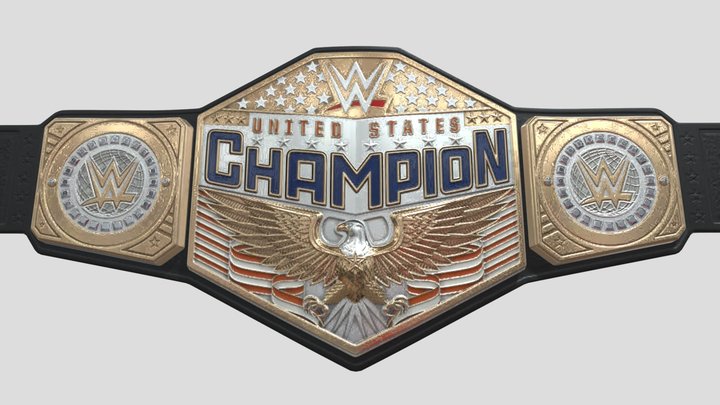 WWE - UNITED STATES CHAMPIONSHIP MODERN – Kostenloses 3D-Modell STL