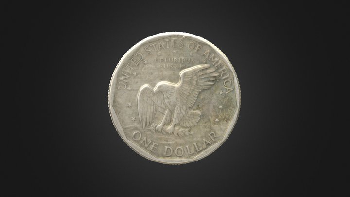 Susan-B.-Anthony-Dollar (1979) 3D Model