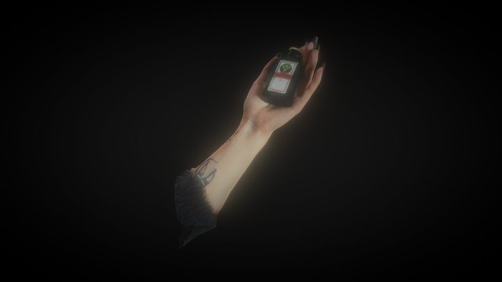 Jägermeister 3D Model