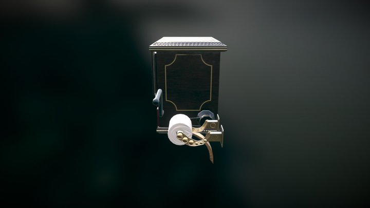 TP Roll Dispenser 3D Model