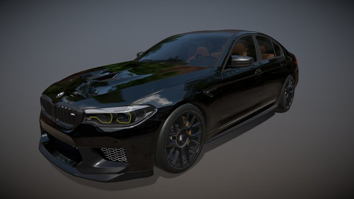 Bmw M5 F90 3D Model