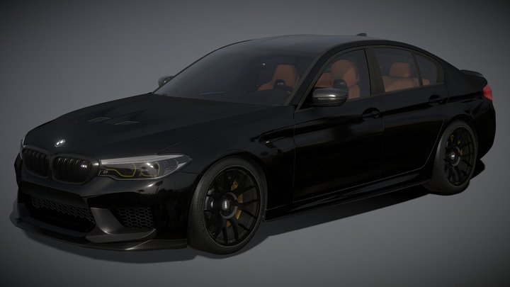 Bmw M5 F90 3D Model