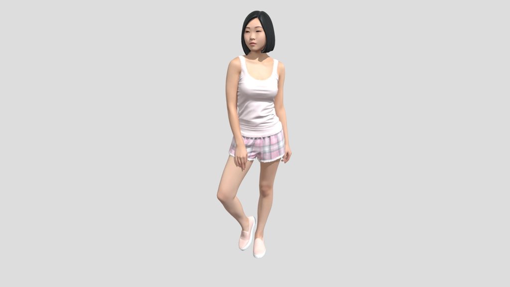 Pastel Pajama Portrait