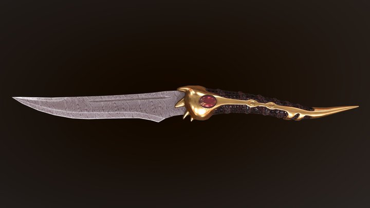 Targarian Dagger GOT (Arya Stark) 3D Model