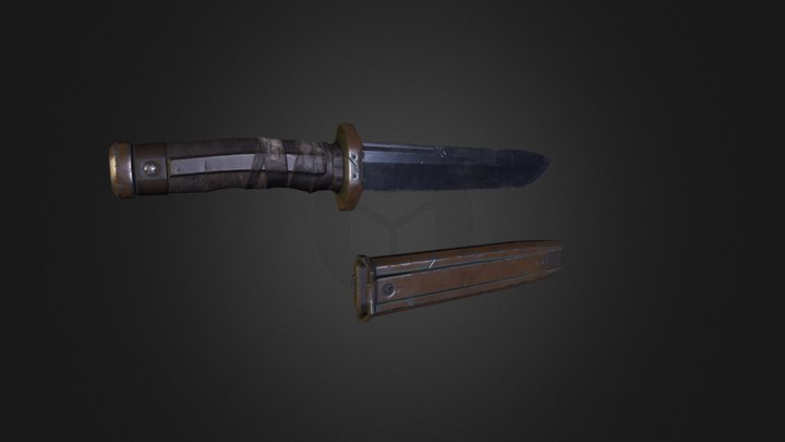 SciFi Knife 3D Model