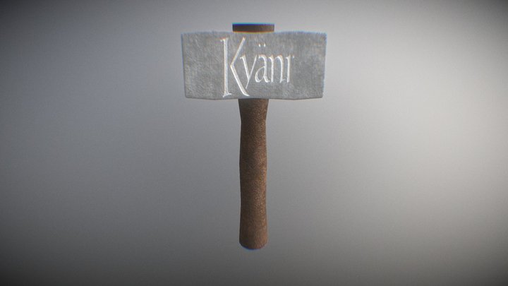 Marteau de la douille 3D Model