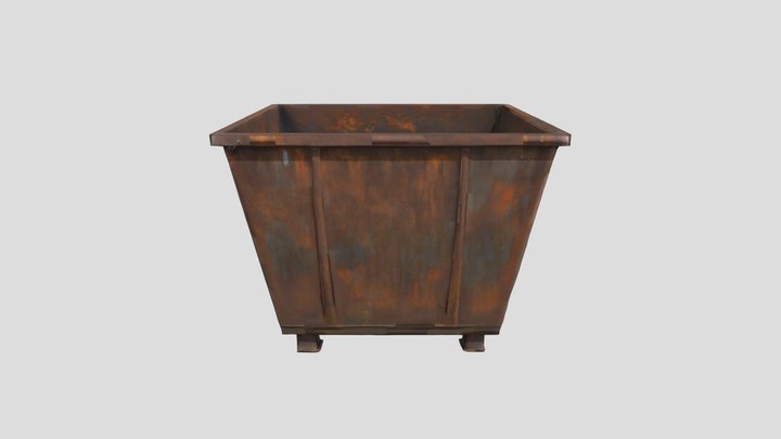 Soviet Trash Container – 3D Model 3D Model
