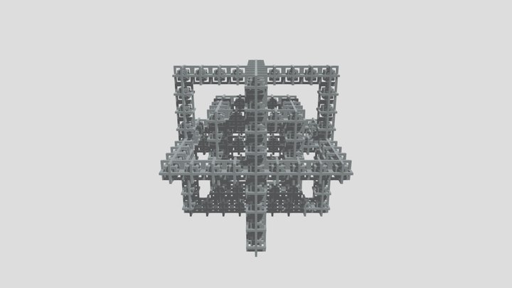 Fractal - Prod(9x9)-07 3D Model