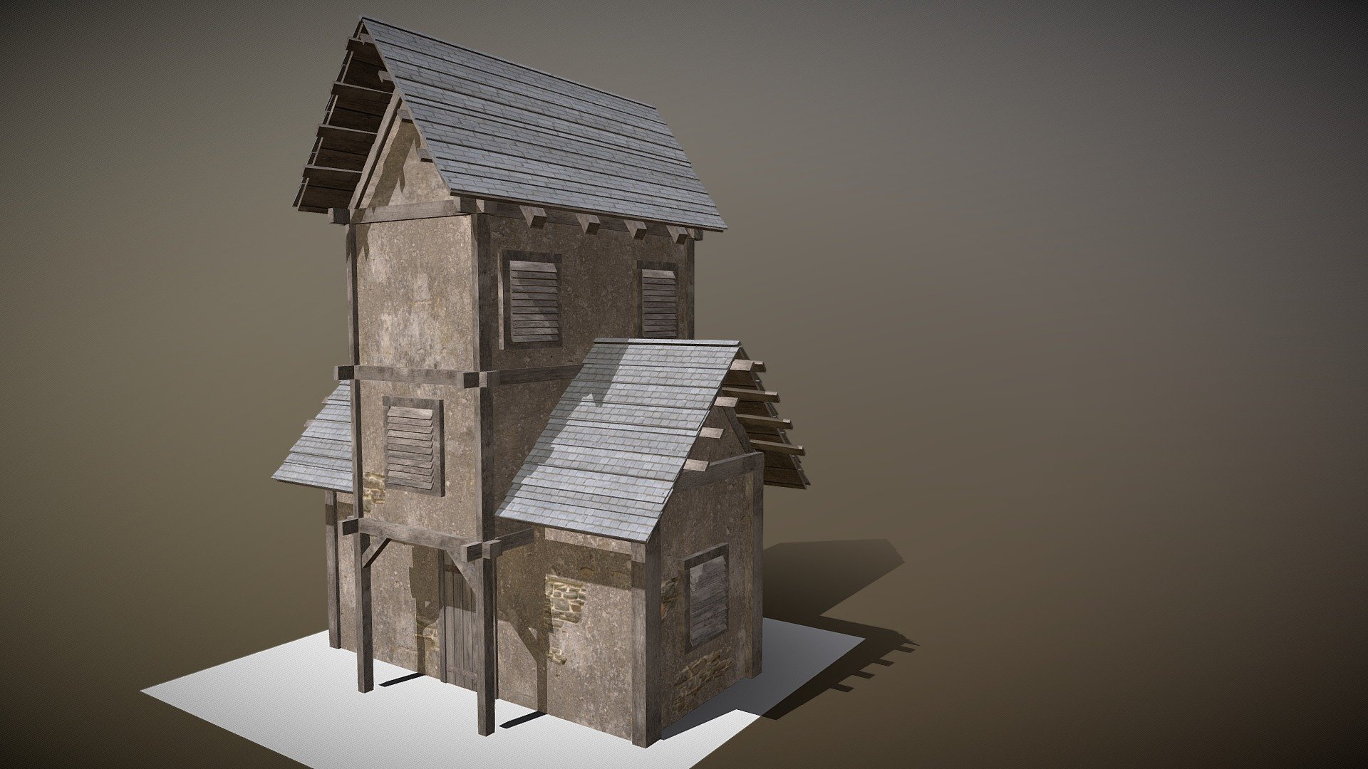 Stone House - Download Free 3D model by Lofvu [547af8e] - Sketchfab