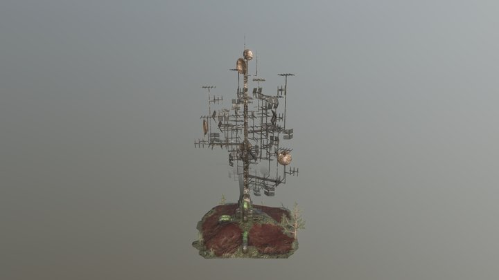 Antenn tree 3D Model