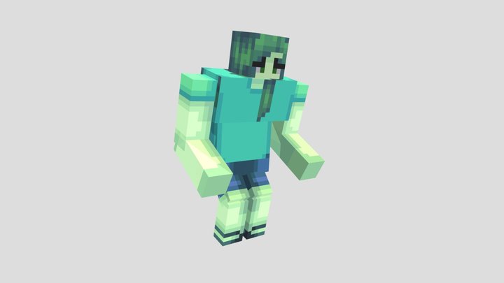 Zombie Mother 3D Model