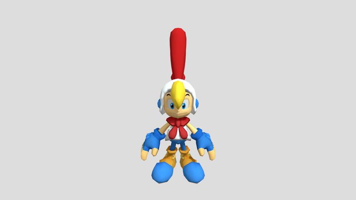 Billy Hatcher (low Poly) 3D Model