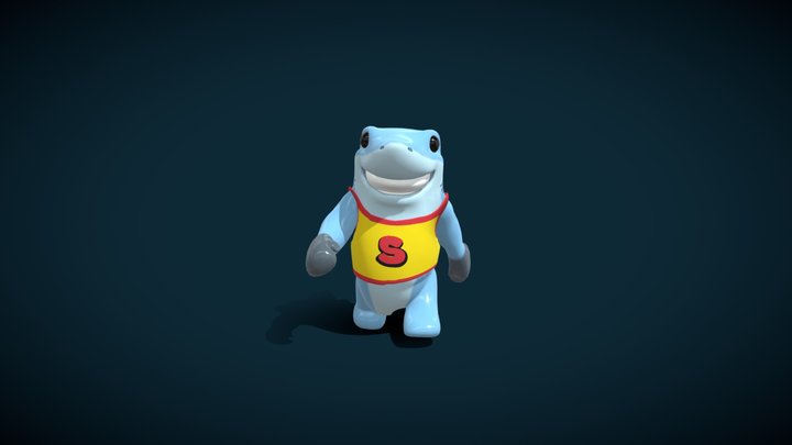 Sharky walk2 3D Model