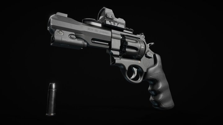 Revolver 3D Model