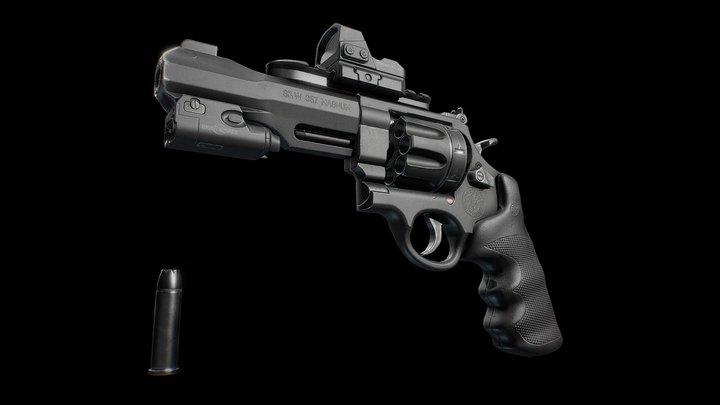 Revolver 3D Model