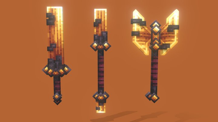 Fire Weapons Pack [Sale] 3D Model