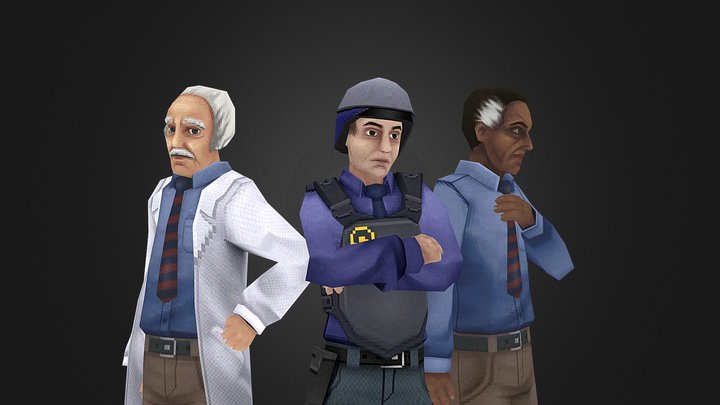 Half-Life NPCs 3D Model
