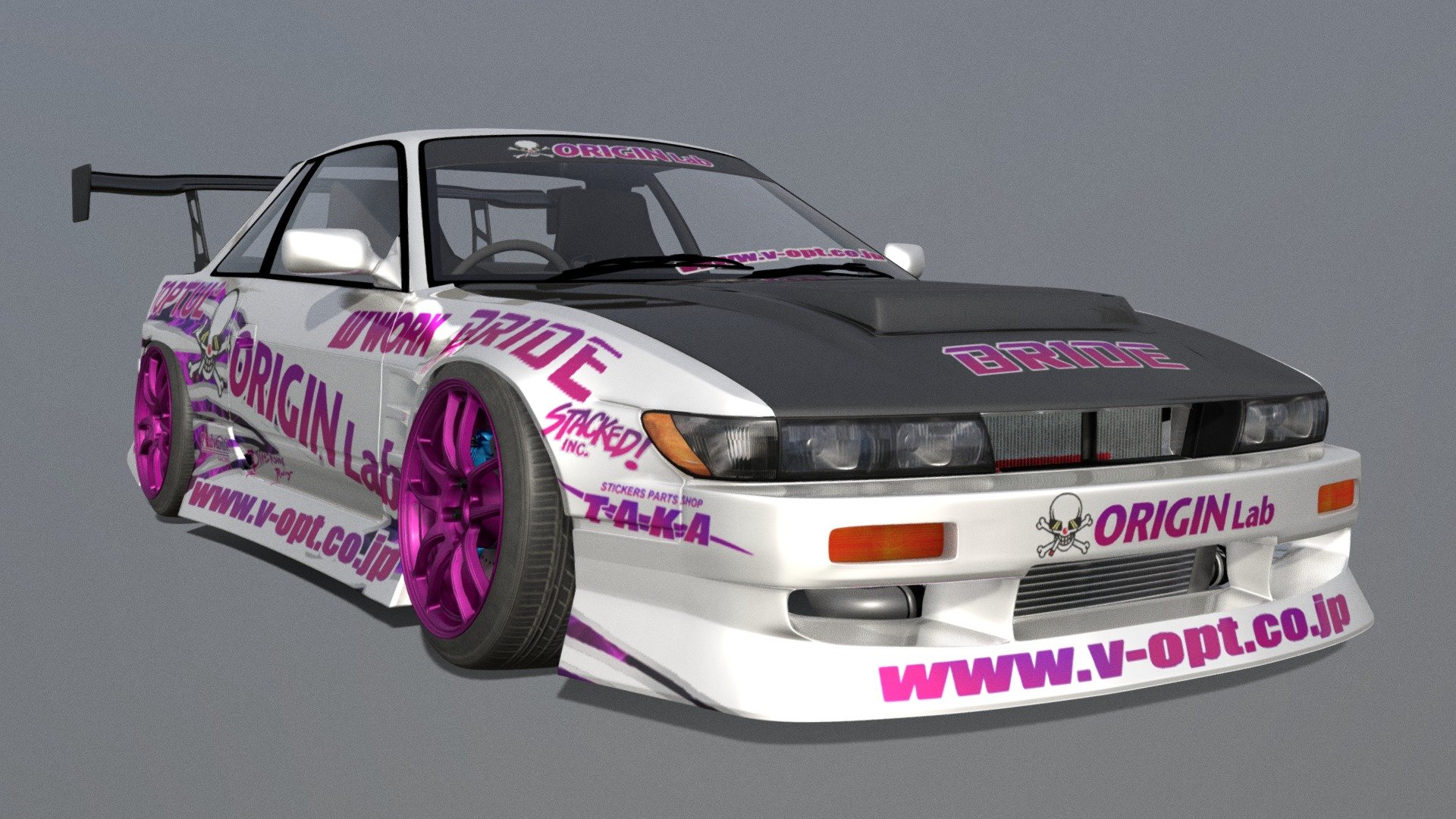 Nissan Silvia PS13 Origin Labo - 3D model by LTStudio (@LTStudio3D ...