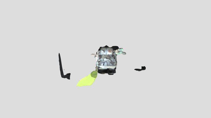 吉利远程超级 VAN 车厢内部手机扫描测试 3D Model