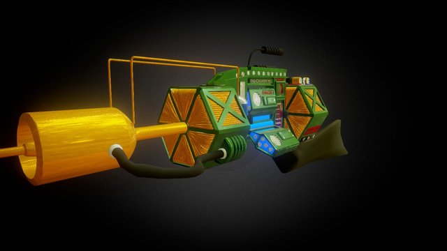 HALF-LIFE TAU CANNON 3D Model