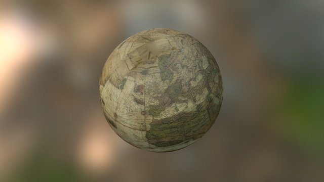 Mercator globe (earth) 3D Model