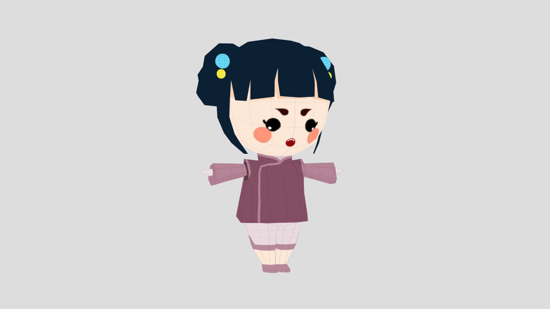 中国娃娃 — Sketchfab embed 3D viewer