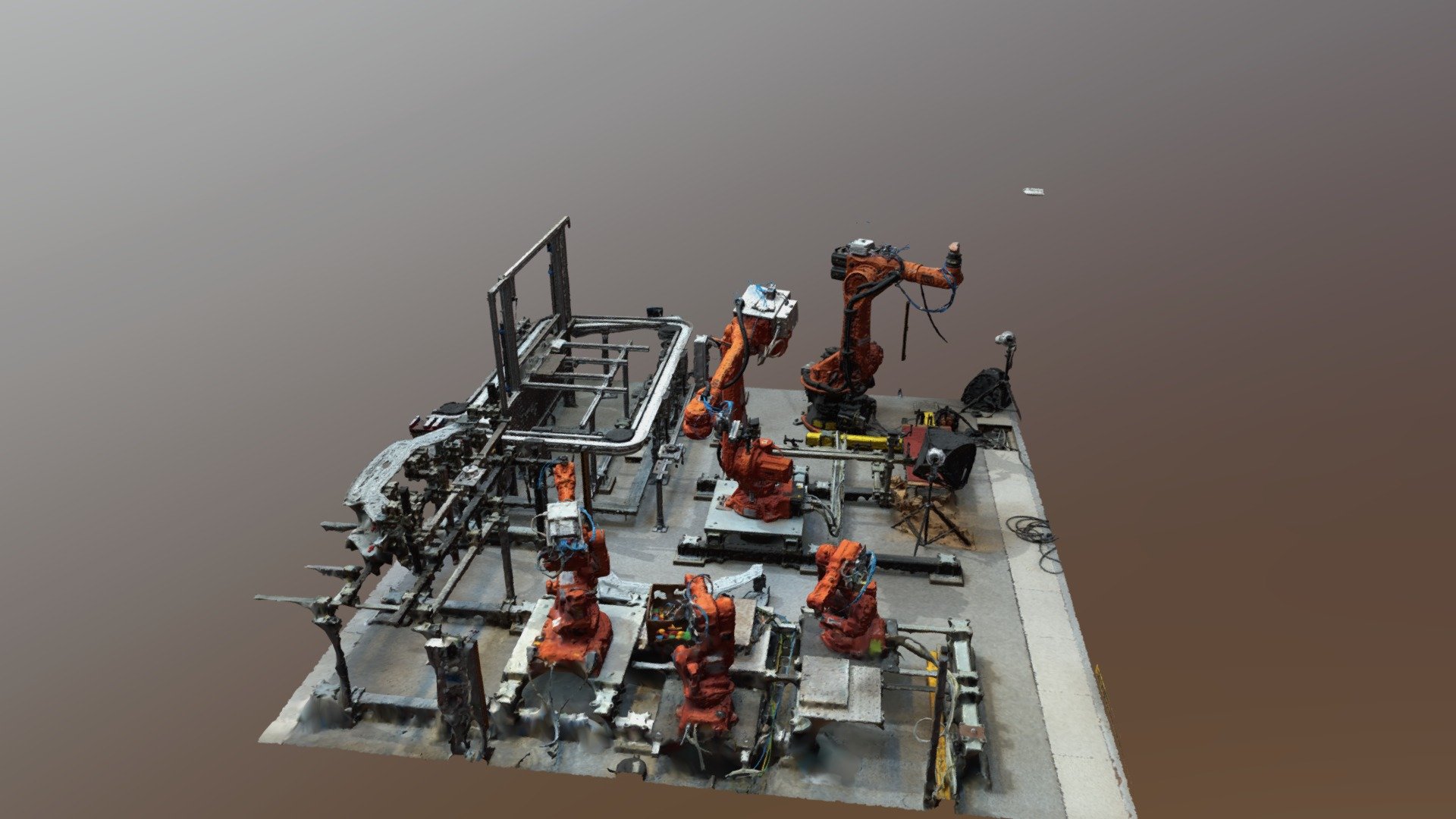 Robotic Cell at Chalmers (1.8 Mio Tris)