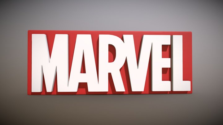 Marvel logo 3D Model