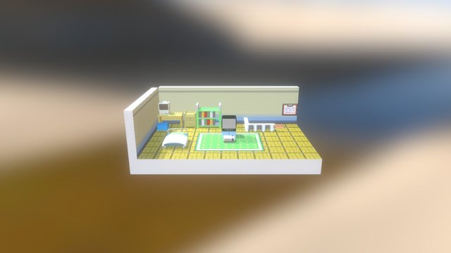 Bedroom - Pokemon 3D Model