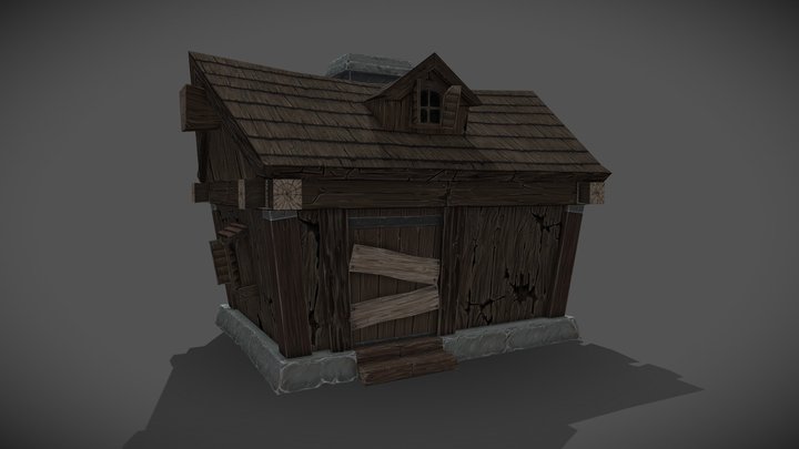 World of Warcraft fanart, Haunted Farmhouse. 3D Model