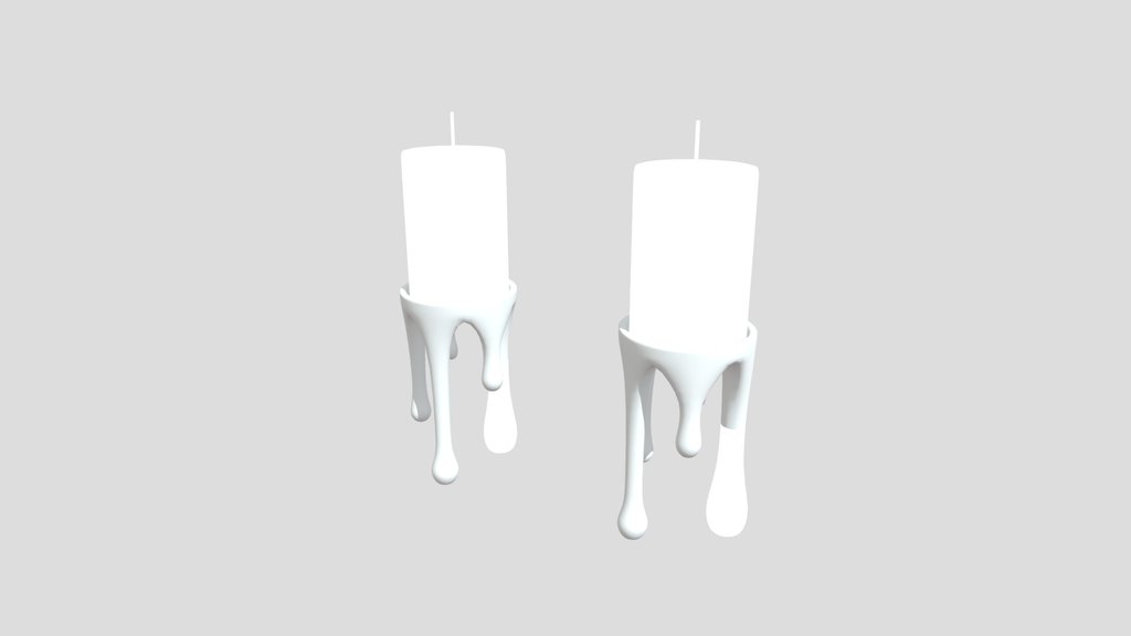Drippy Candle Holder Black