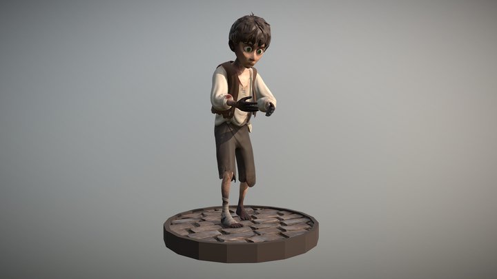 Callum - Plague boy 3D Model