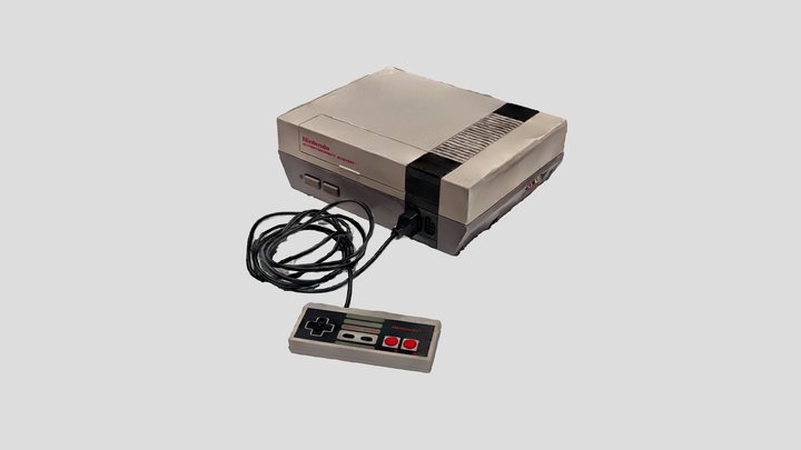 The Nintendo Entertainment System (NES) 3D Model