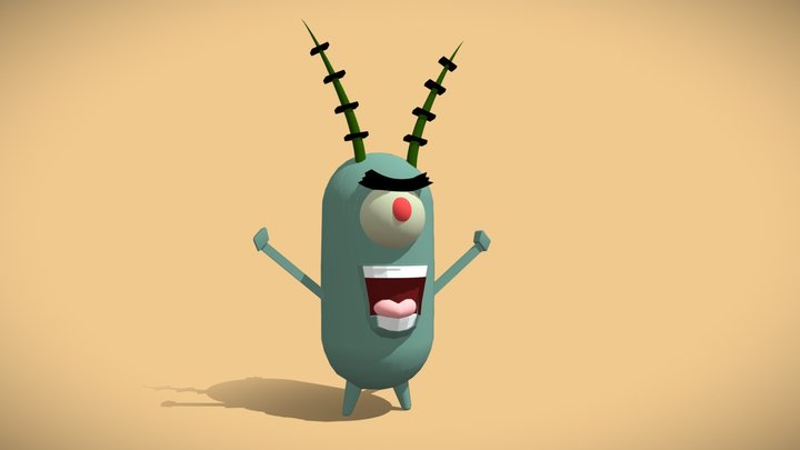 Plankton (SpongeBob) 3D Model