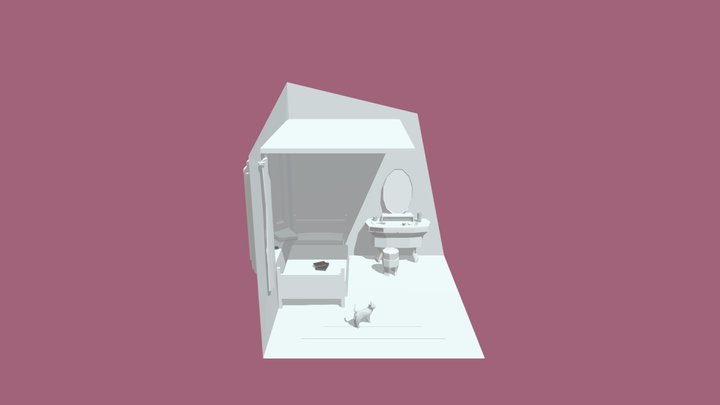 dae crib blockout early stage 3D Model