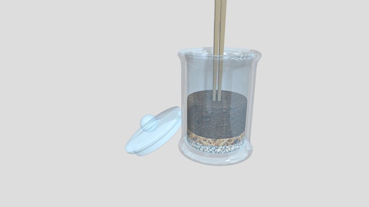 textured terrarium 3D Model