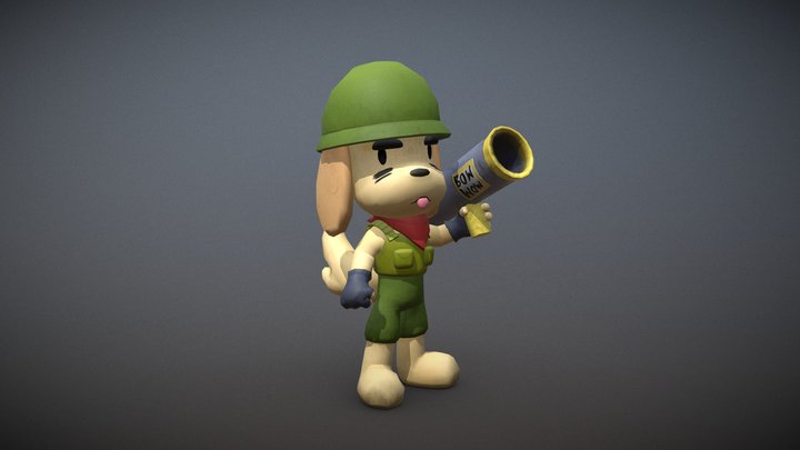 Dog O War 3D Model