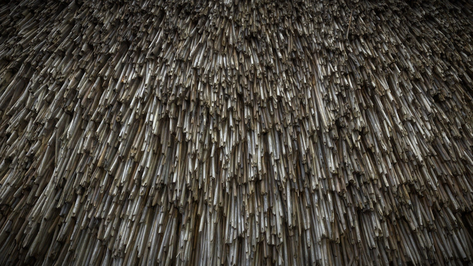 Thatch roof surface - 3D model by yelizegi - PUNTTULANBRO (@yelizegi ...
